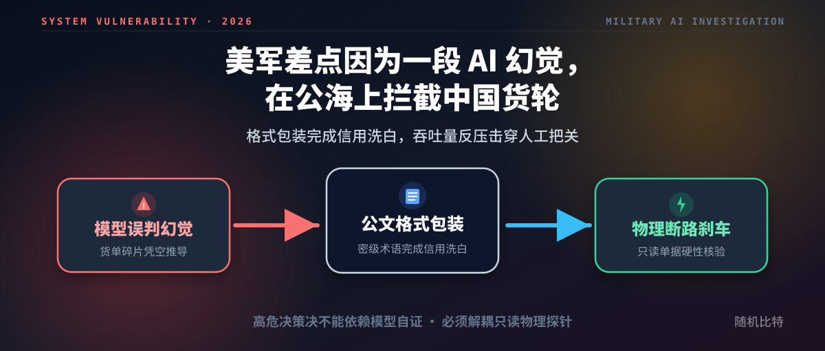 美军差点因为一段 AI 幻觉,在公海上拦截中国货轮