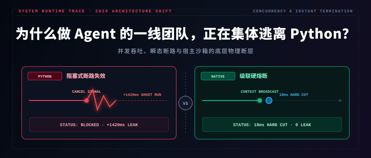 为什么做 Agent 的一线团队，正在集体逃离 Python？