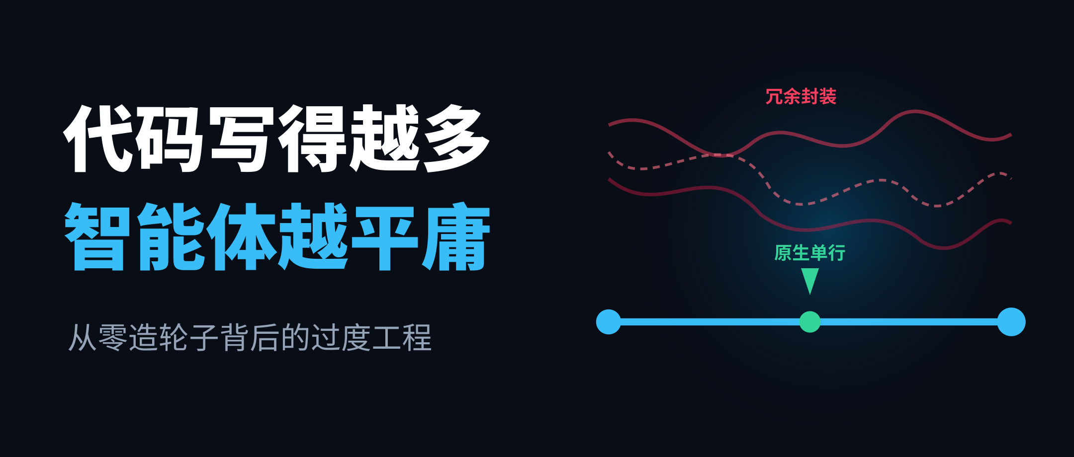 代码写得越多，Agent 越平庸