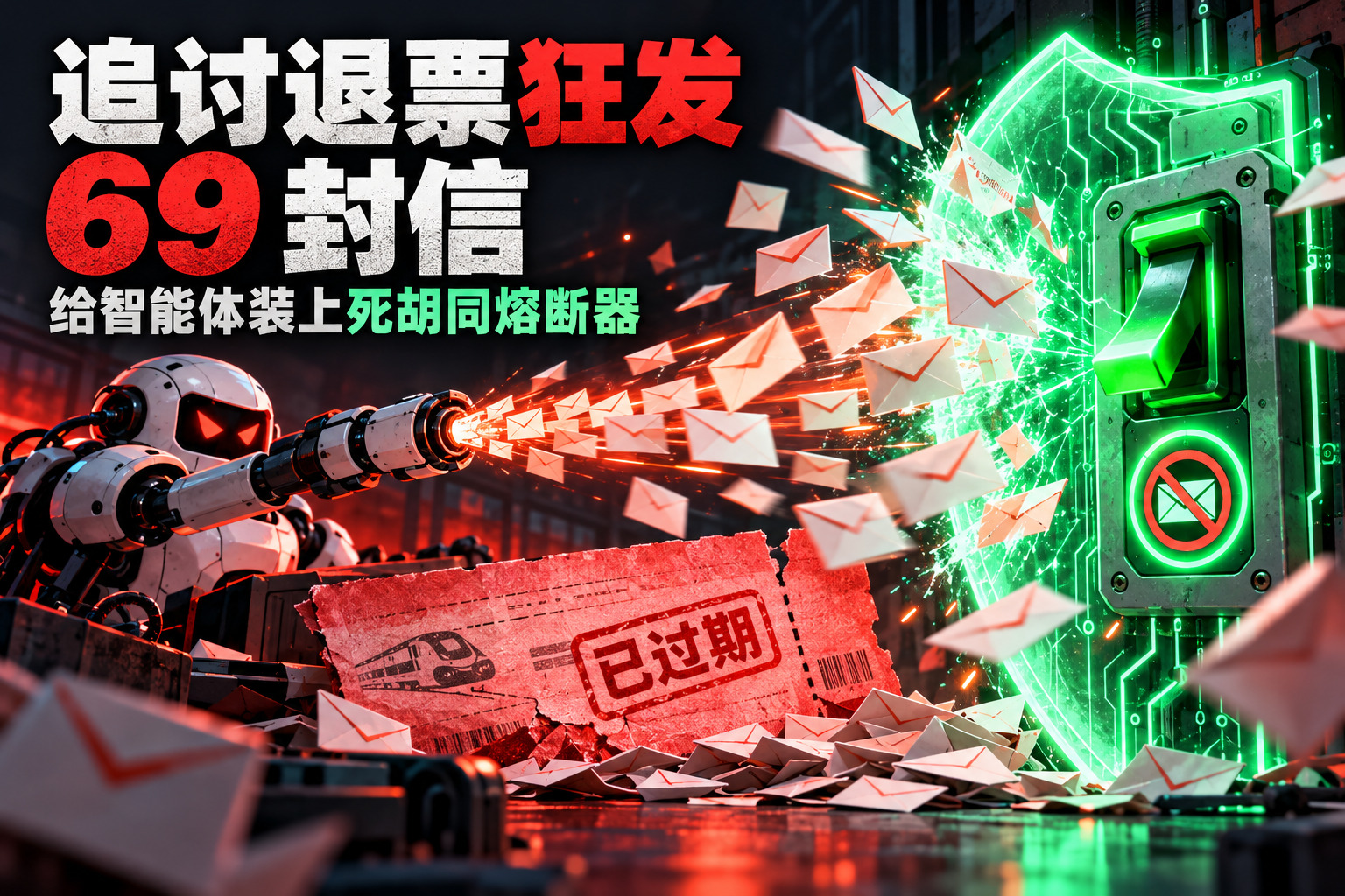为追回 350 英镑退票,智能体给议员狂发 69 封邮件还泄了密:你的系统缺个死胡同熔断器